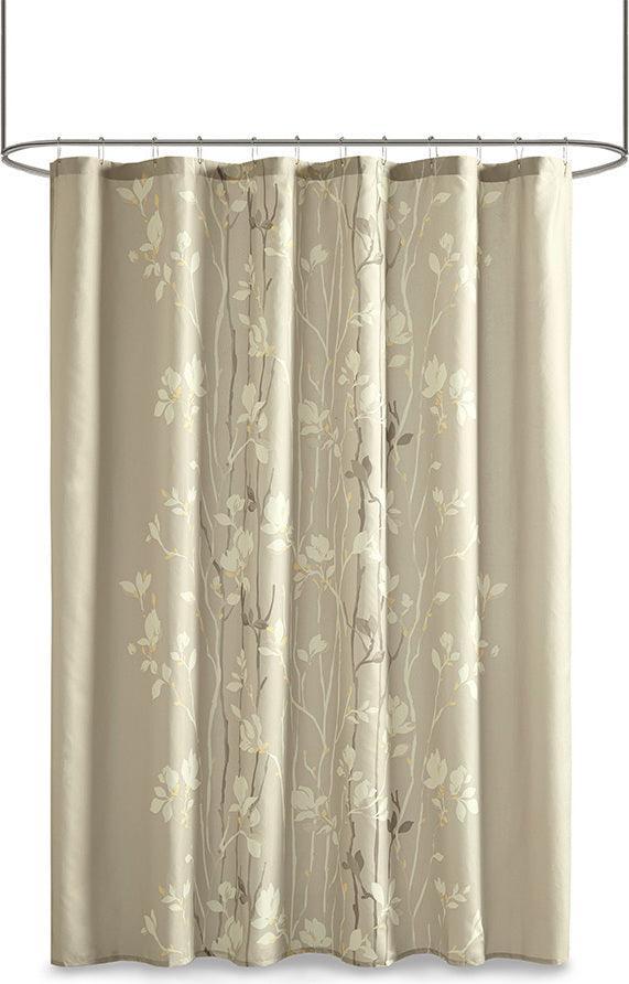 Olliix.com Shower Curtains - Vaughn Shower Curtain Taupe