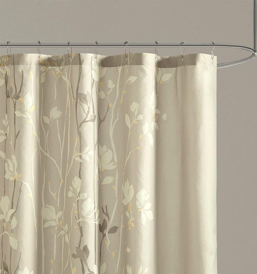 Olliix.com Shower Curtains - Vaughn Shower Curtain Taupe