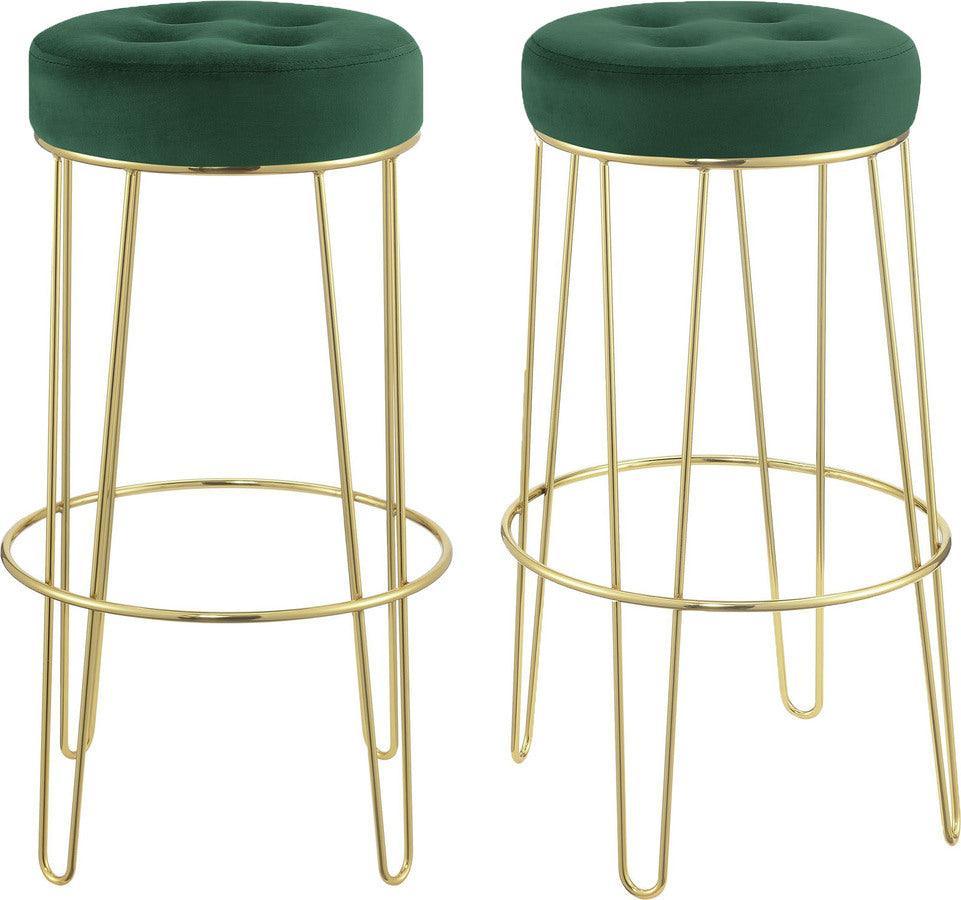 Elements Barstools - Vera Bar Stool in Emerald