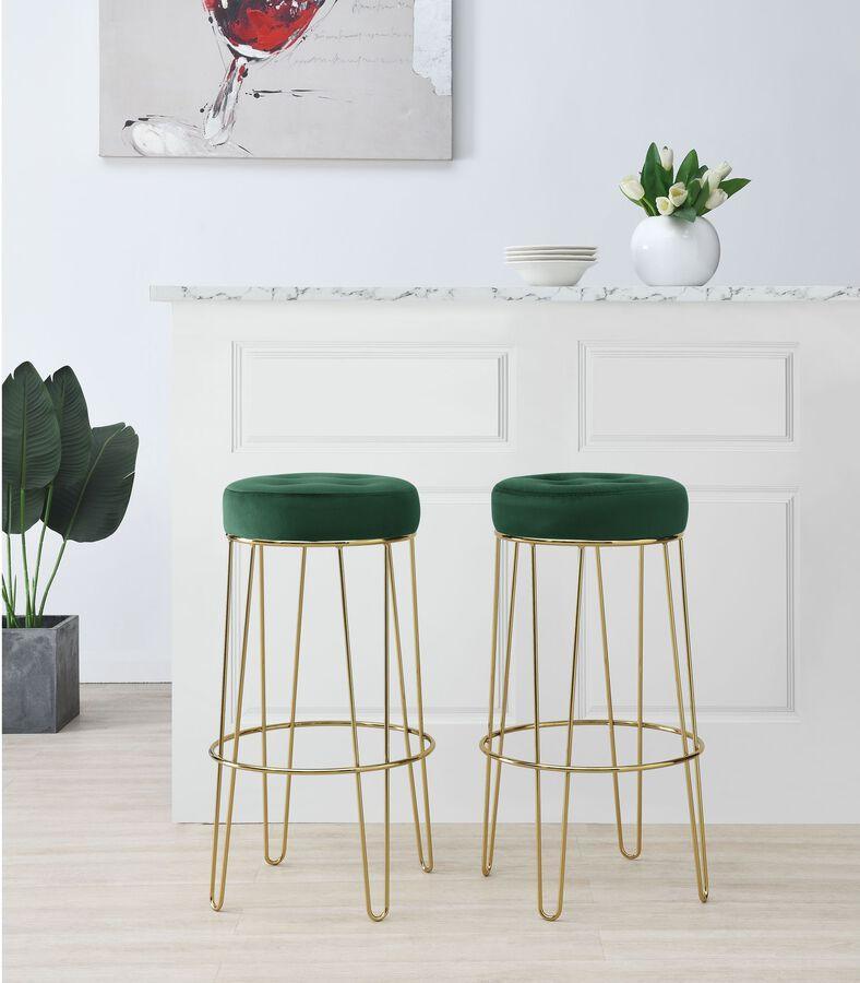 Elements Barstools - Vera Bar Stool in Emerald