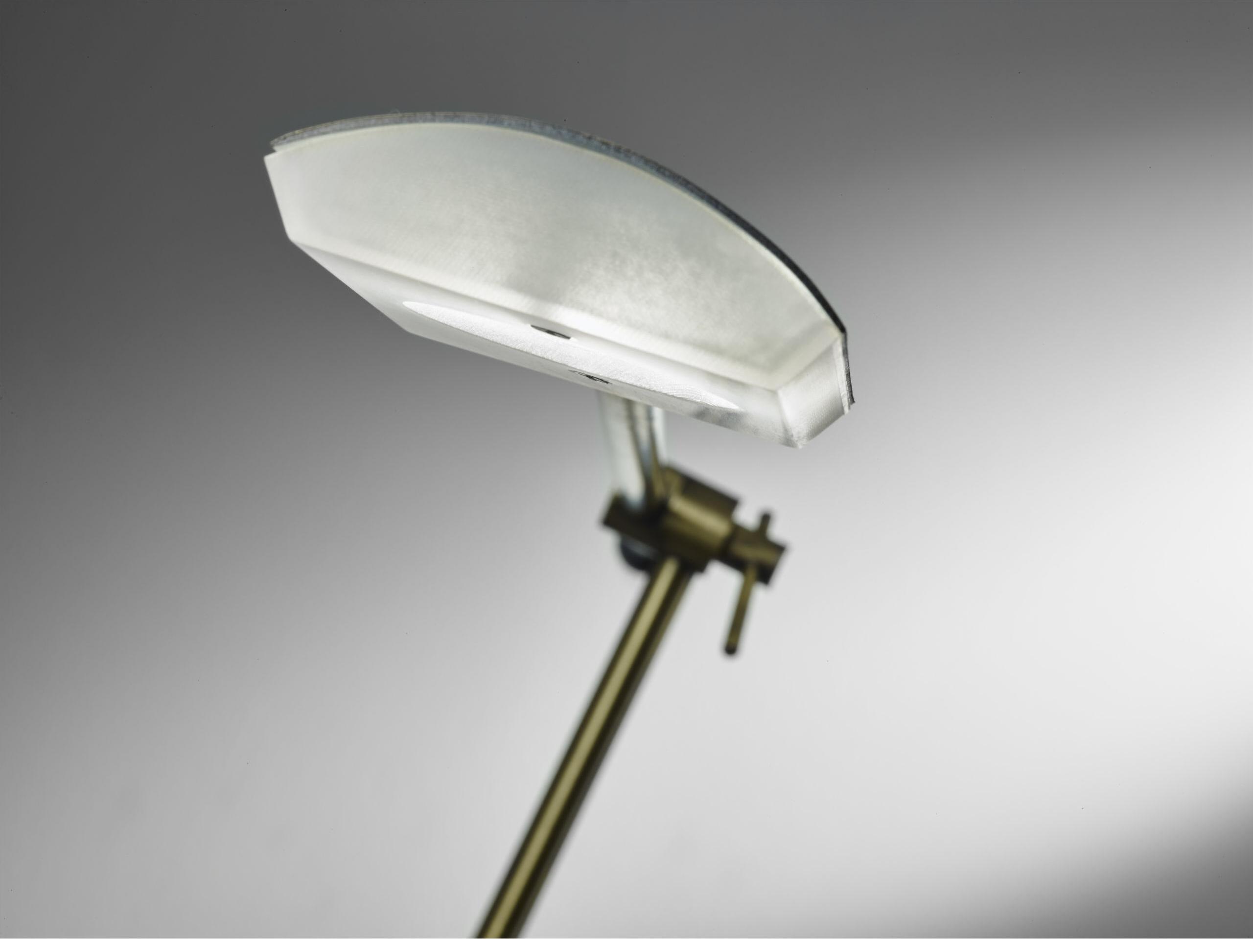 Adesso Floor Lamps - Vera LED Floor Lamp Antique Brass