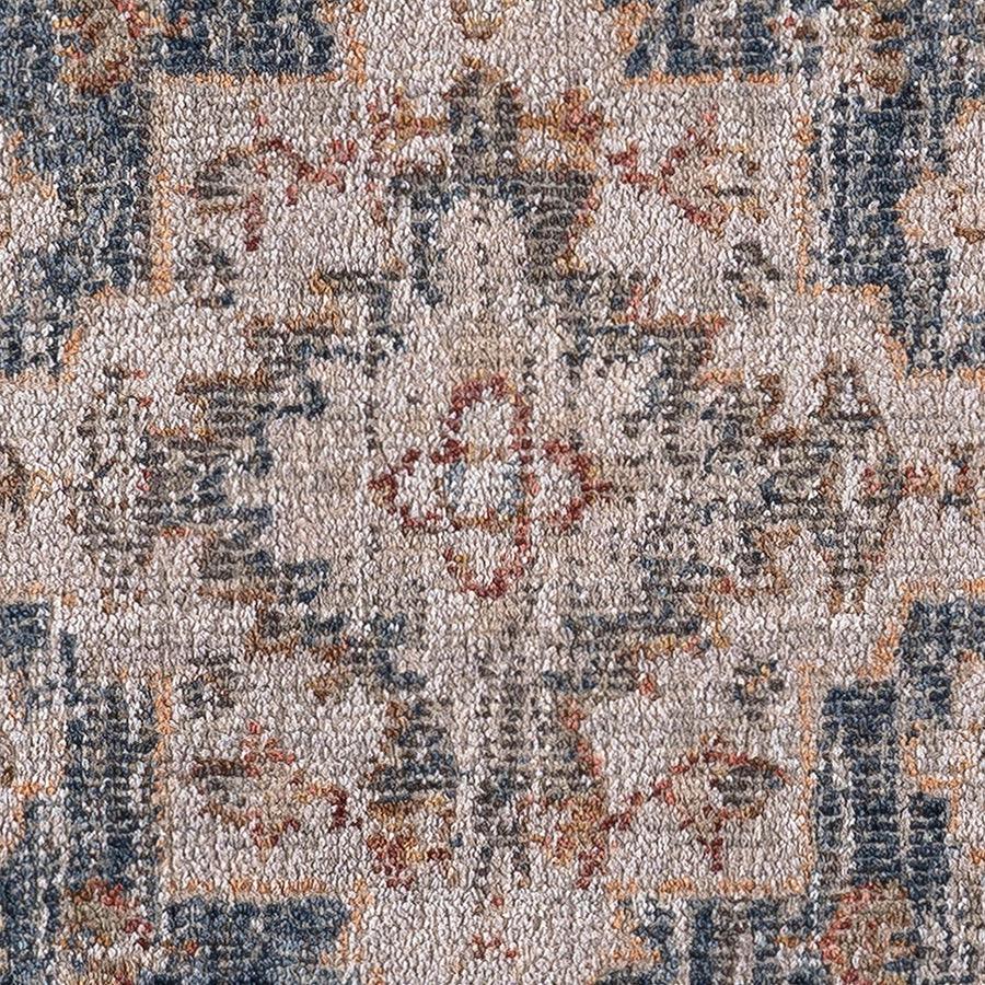 Olliix.com Indoor Rugs - Vintage Medallion Woven Area Rug Orange Multi MP35-8048