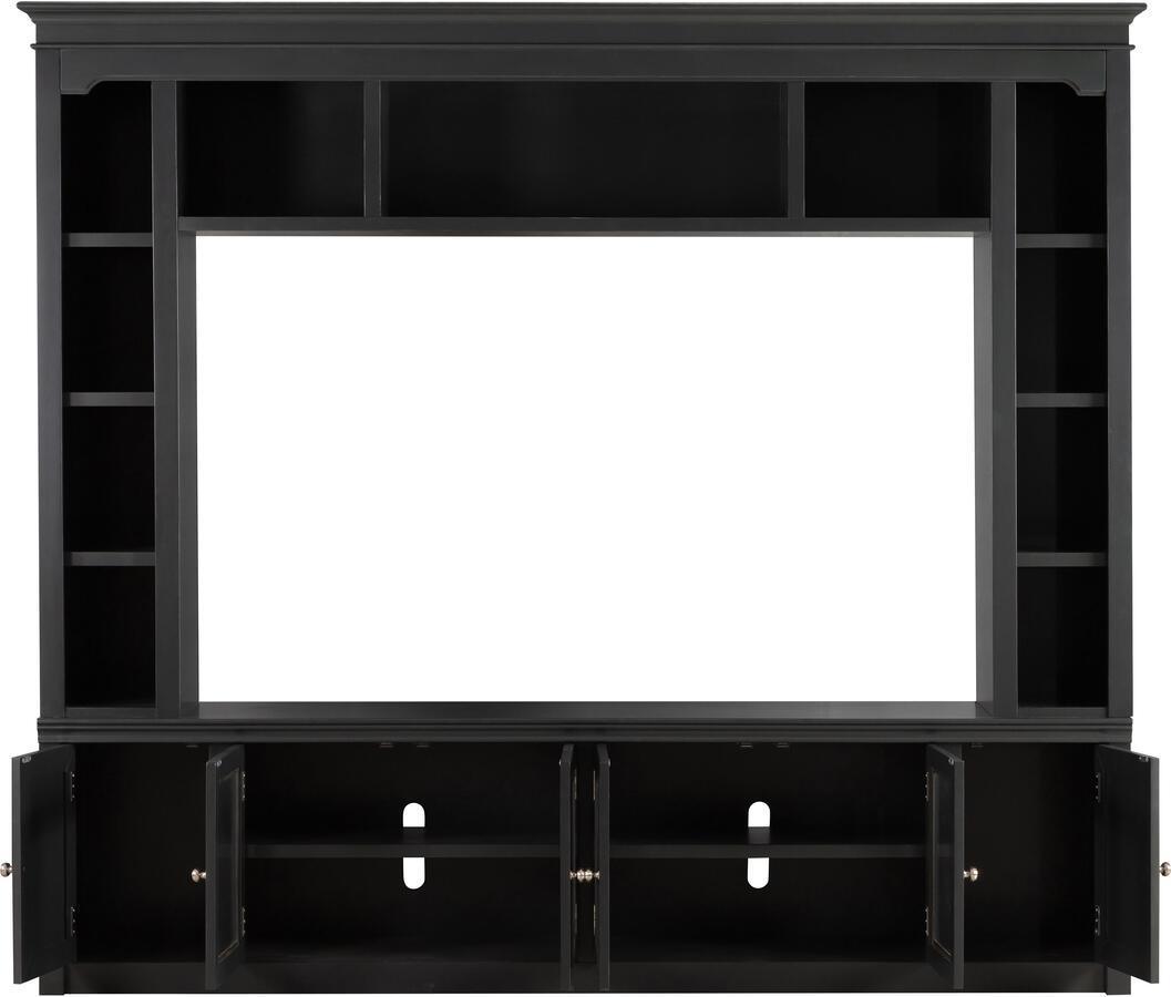 Tov Furniture TV & Media Units - Virginia Charcoal Entertainment Center for TVs up to 75"