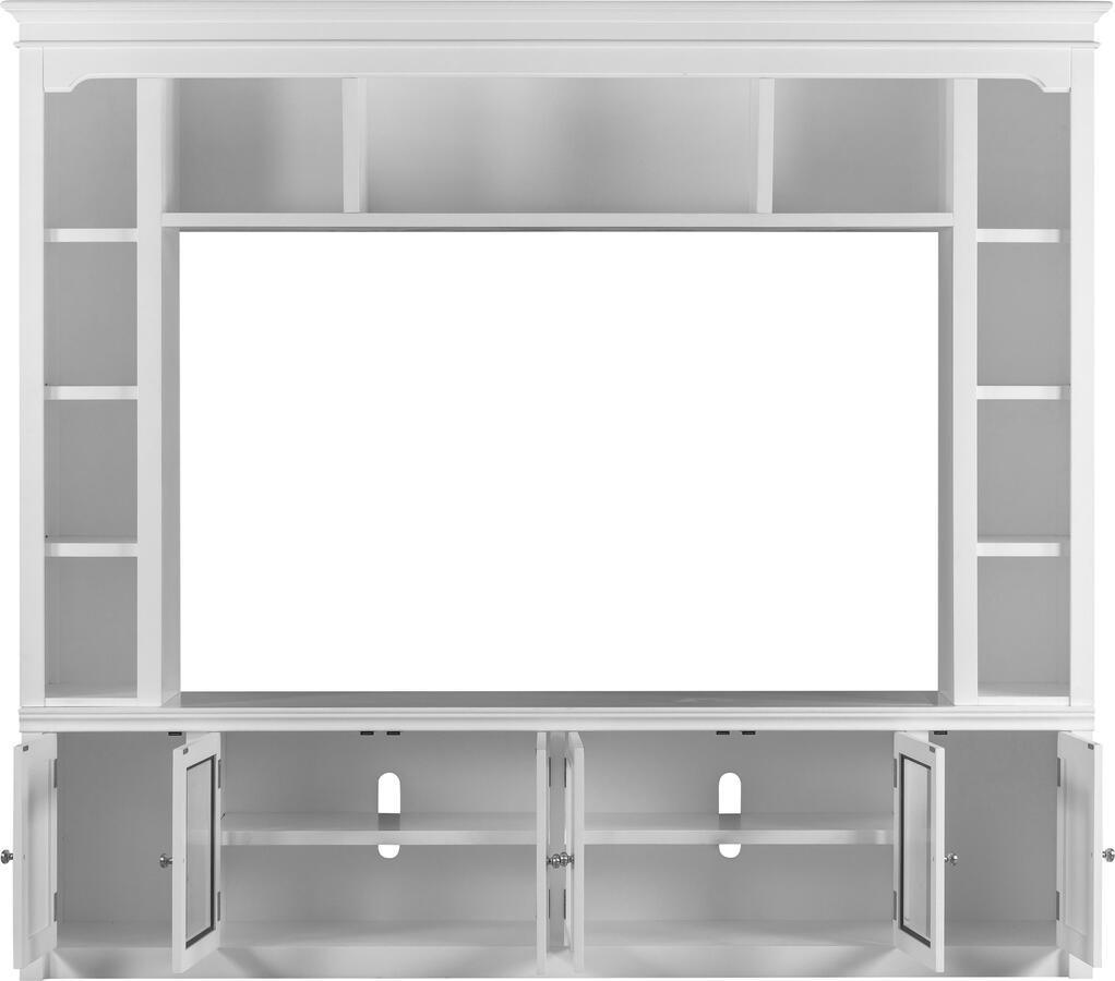 Tov Furniture TV & Media Units - Virginia White Entertainment Center for TVs up to 75"