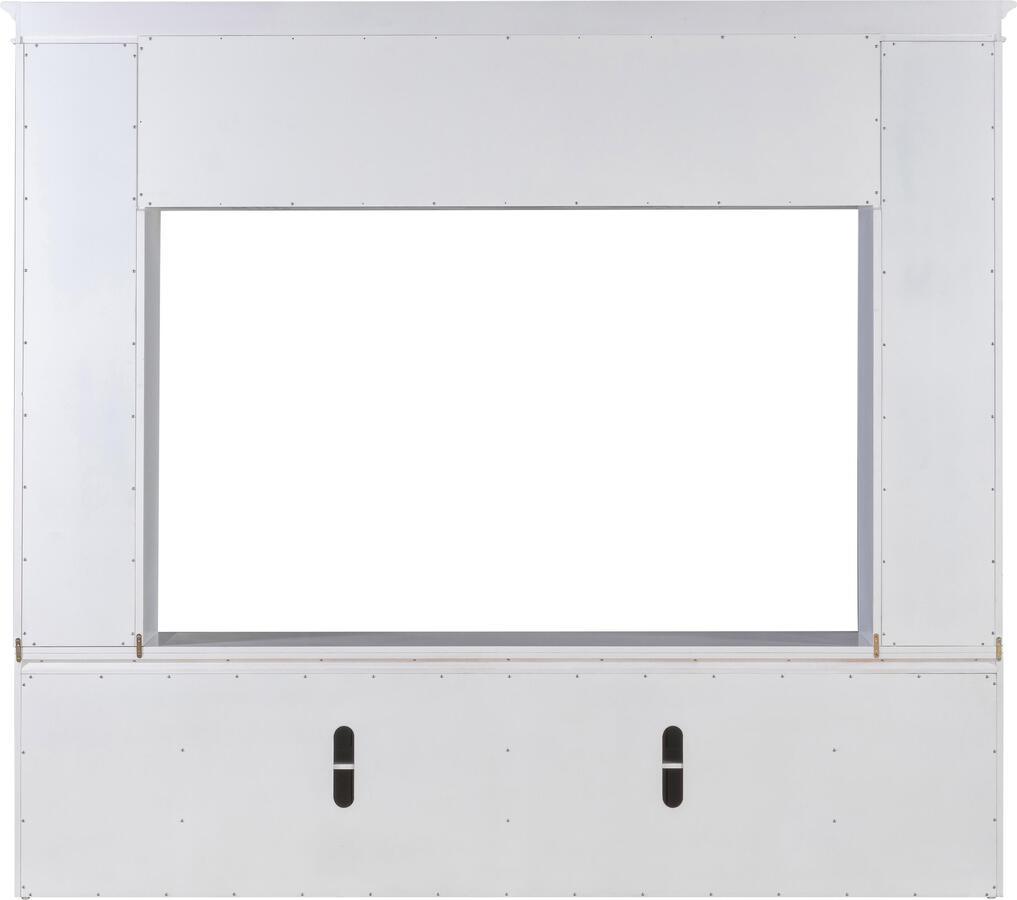 Tov Furniture TV & Media Units - Virginia White Entertainment Center for TVs up to 75"