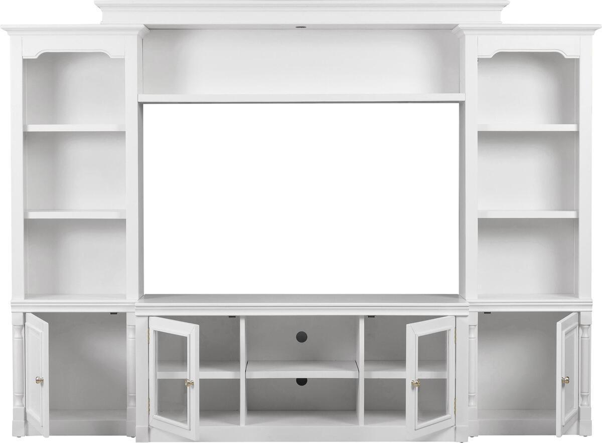 Tov Furniture TV & Media Units - Virginia White Entertainment Center