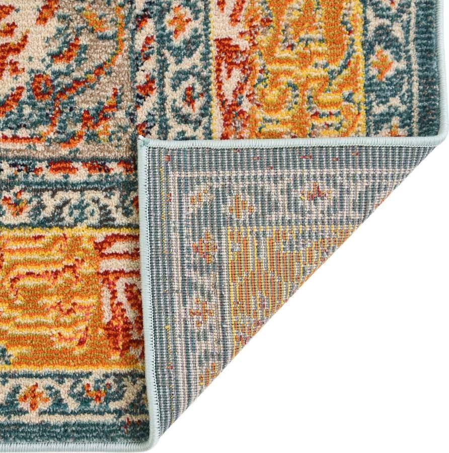 Unique Loom Indoor Rugs - Vita Bohemian Palace Rectangular Rug Blue