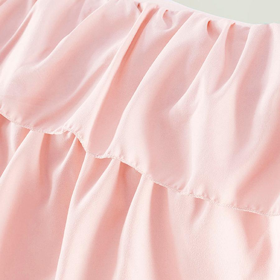 Olliix.com Comforters & Blankets - Waterfall 26 " W Comforter Set Blush Twin/Twin XL