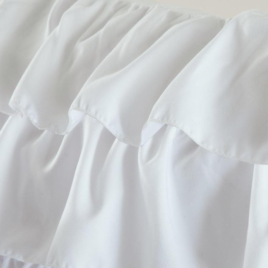 Olliix.com Comforters & Blankets - Waterfall Comforter Set White Twin/Twin XL