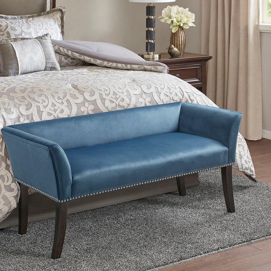 Olliix.com Benches - Welburn Accent Bench Blue