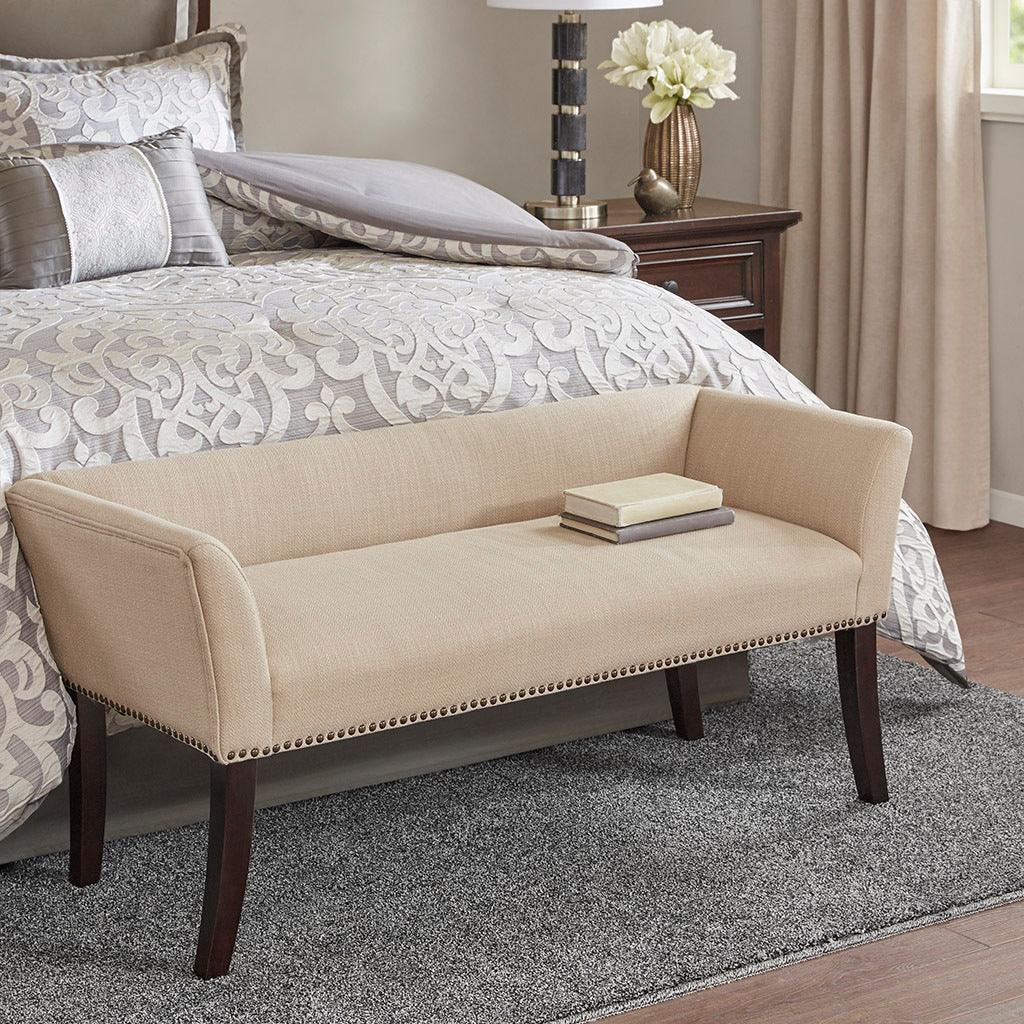 Olliix.com Benches - Welburn Accent Bench Cream