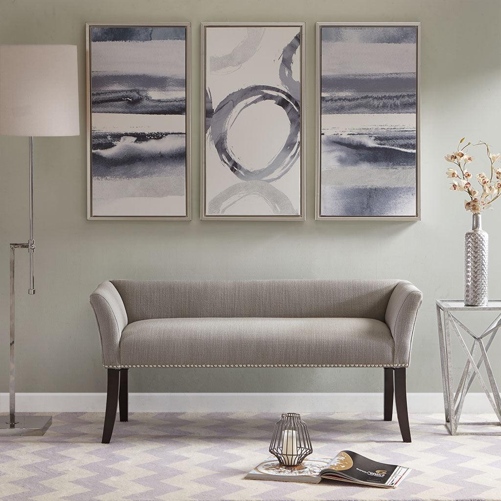 Olliix.com Benches - Welburn Accent Bench Gray
