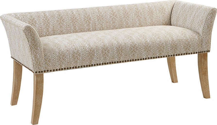 Olliix.com Benches - Welburn Accent Bench Taupe Multicolor
