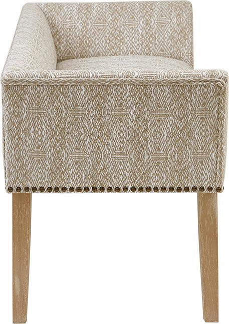 Olliix.com Benches - Welburn Accent Bench Taupe Multicolor
