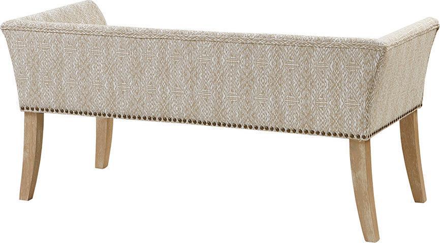 Olliix.com Benches - Welburn Accent Bench Taupe Multicolor