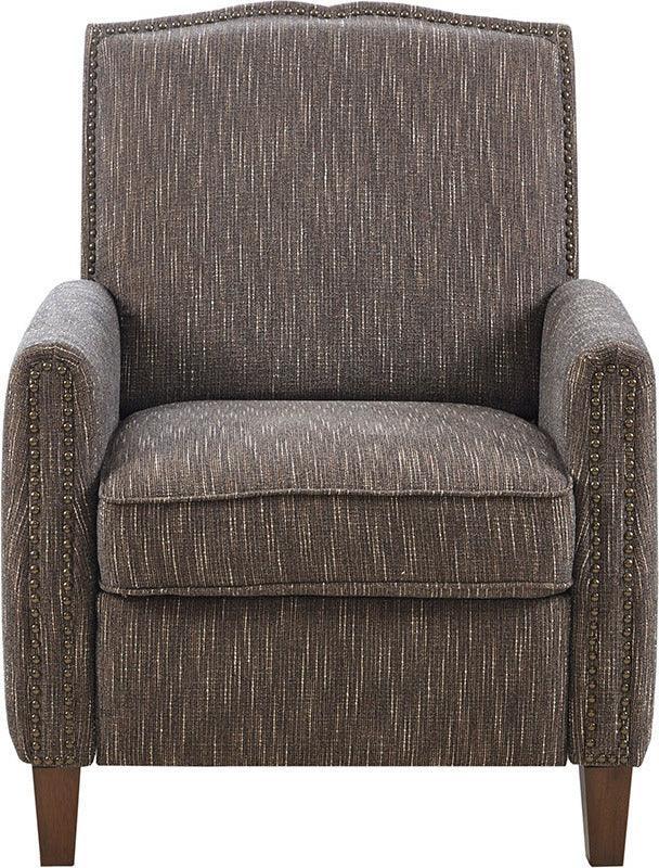 Olliix.com Recliners - Wells Push Back Recliner Brown
