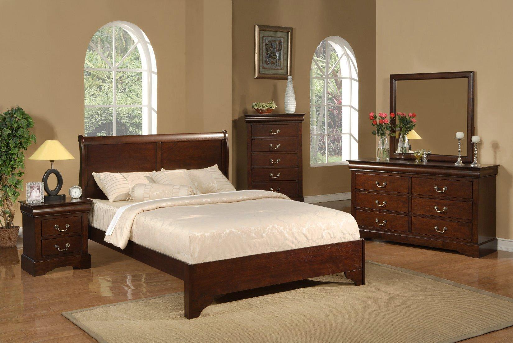 Alpine Furniture Beds - West Haven Full Bed Cappuccino