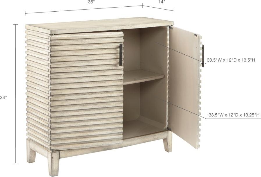 Olliix.com Buffets & Cabinets - West Ridge Accent Chest Cream