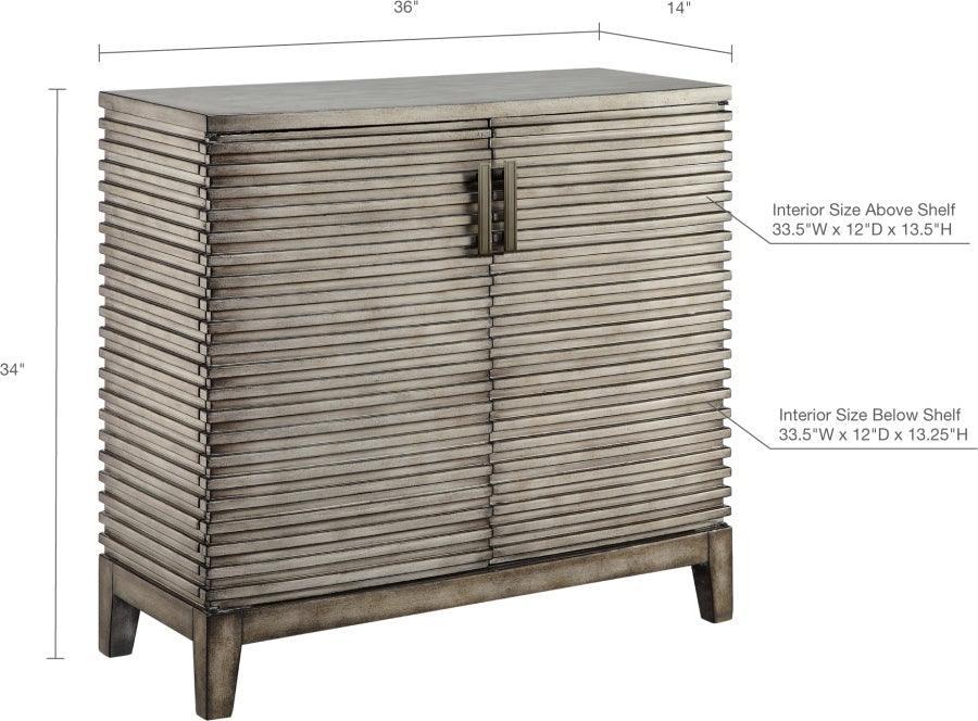 Olliix.com Buffets & Cabinets - West Ridge Accent Chest Gray
