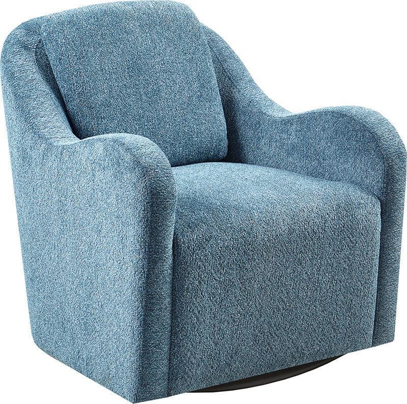 Olliix.com Accent Chairs - Westerly Swivel Chair Black