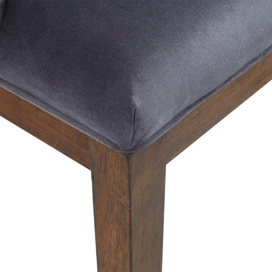 Olliix.com Barstools - Wheaton 25" Upholstered Counter Stool Walnut