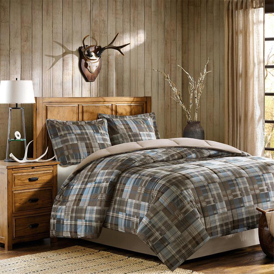 Olliix.com Comforters & Blankets - White Glam River Down Alternative Comforter Mini Set Multi Twin