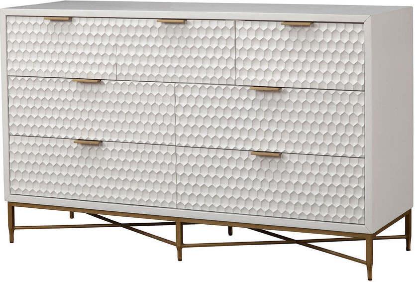 Alpine Furniture Dressers - White Pearl Dresser