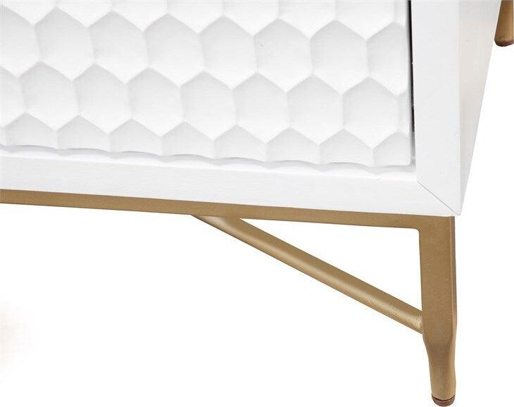 Alpine Furniture TV & Media Units - White Pearl TV Console