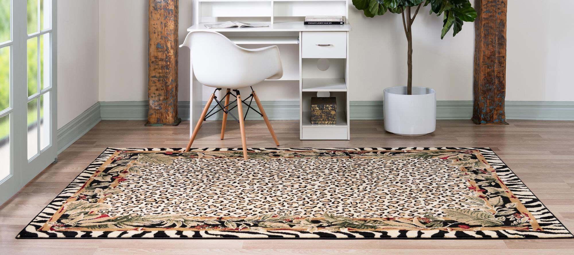 Jungle Safari Animal Print Rug Runner