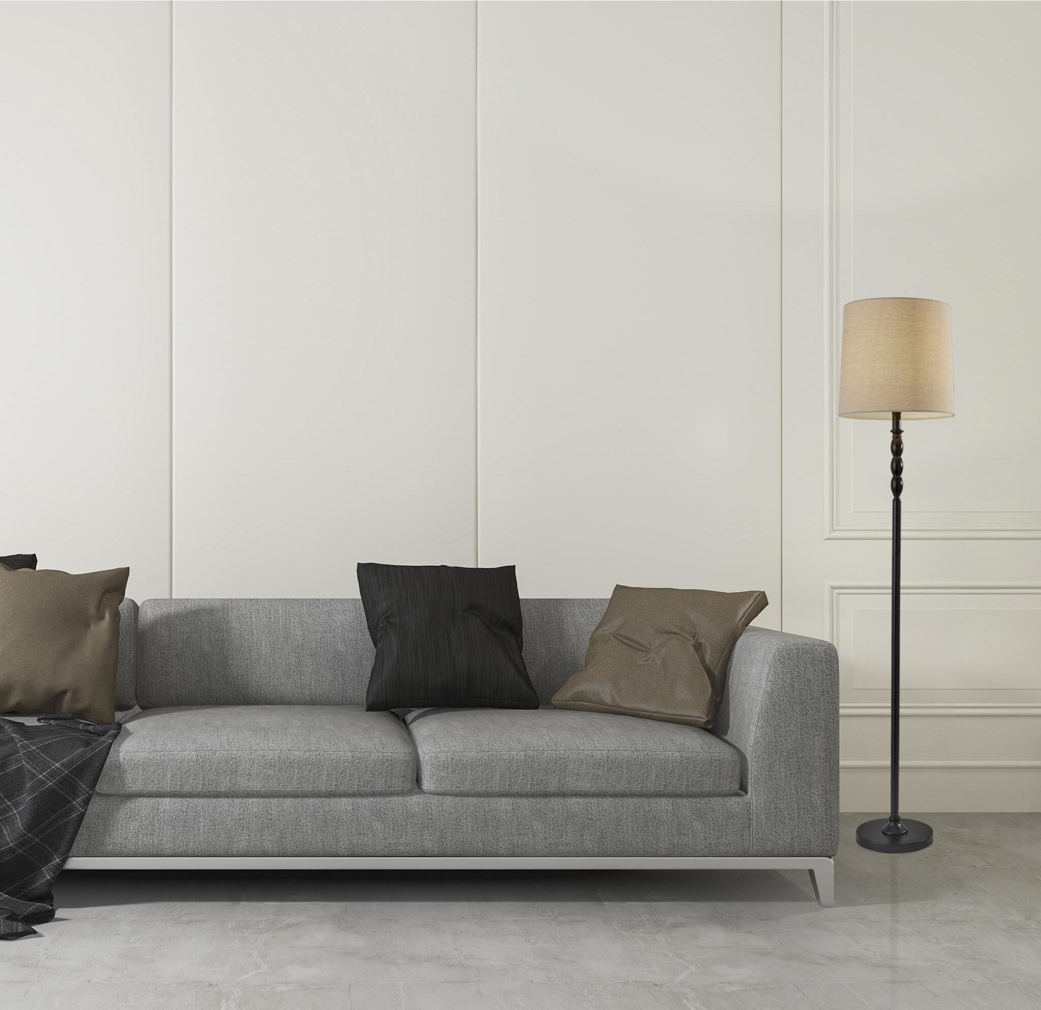 Adesso Floor Lamps - William Floor Lamp Black