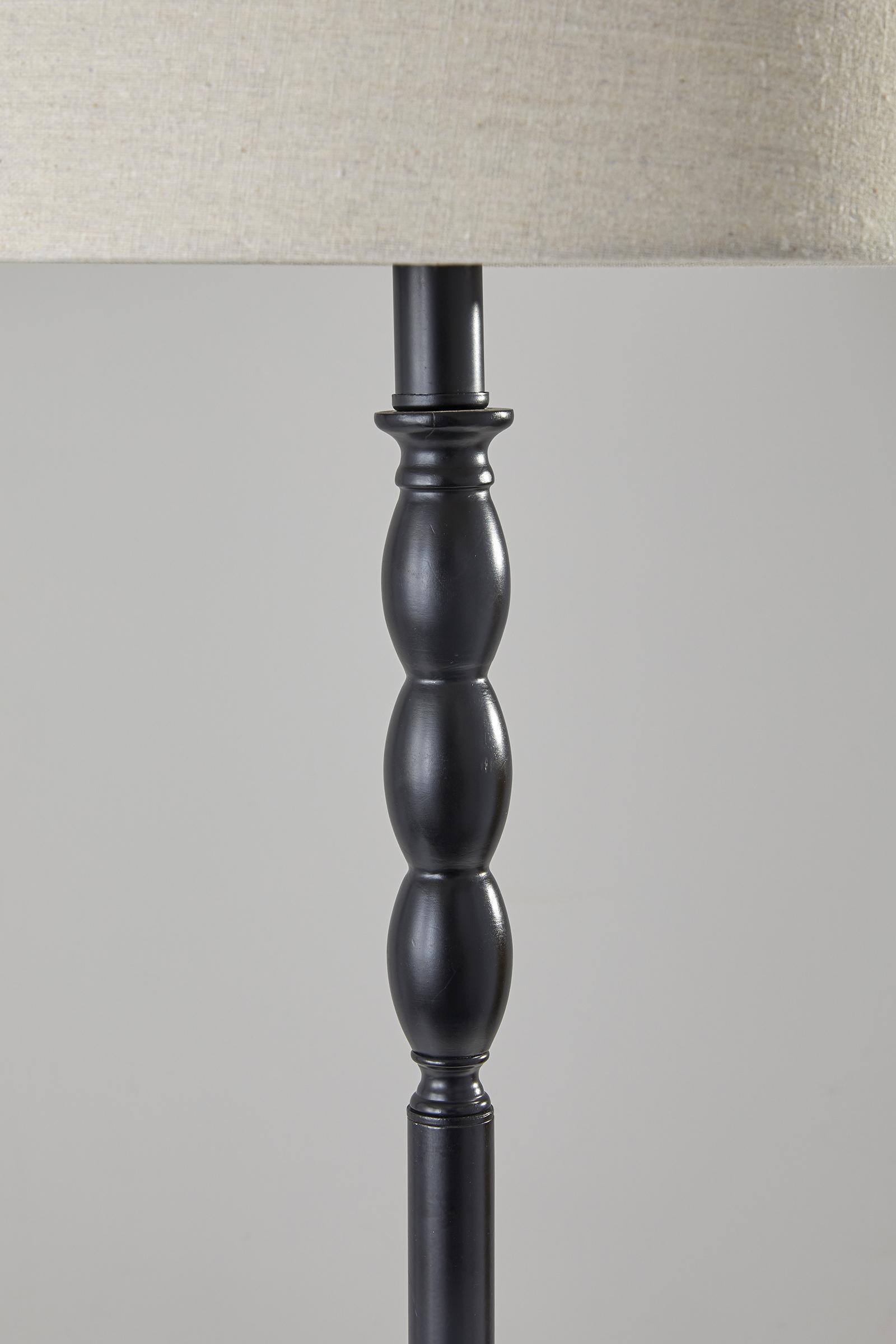 Adesso Floor Lamps - William Floor Lamp Black