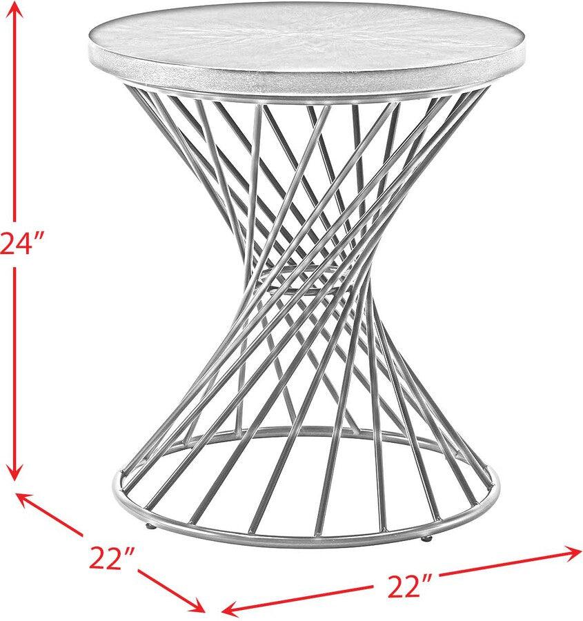 Elements Side & End Tables - Williams Round End Table in Walnut