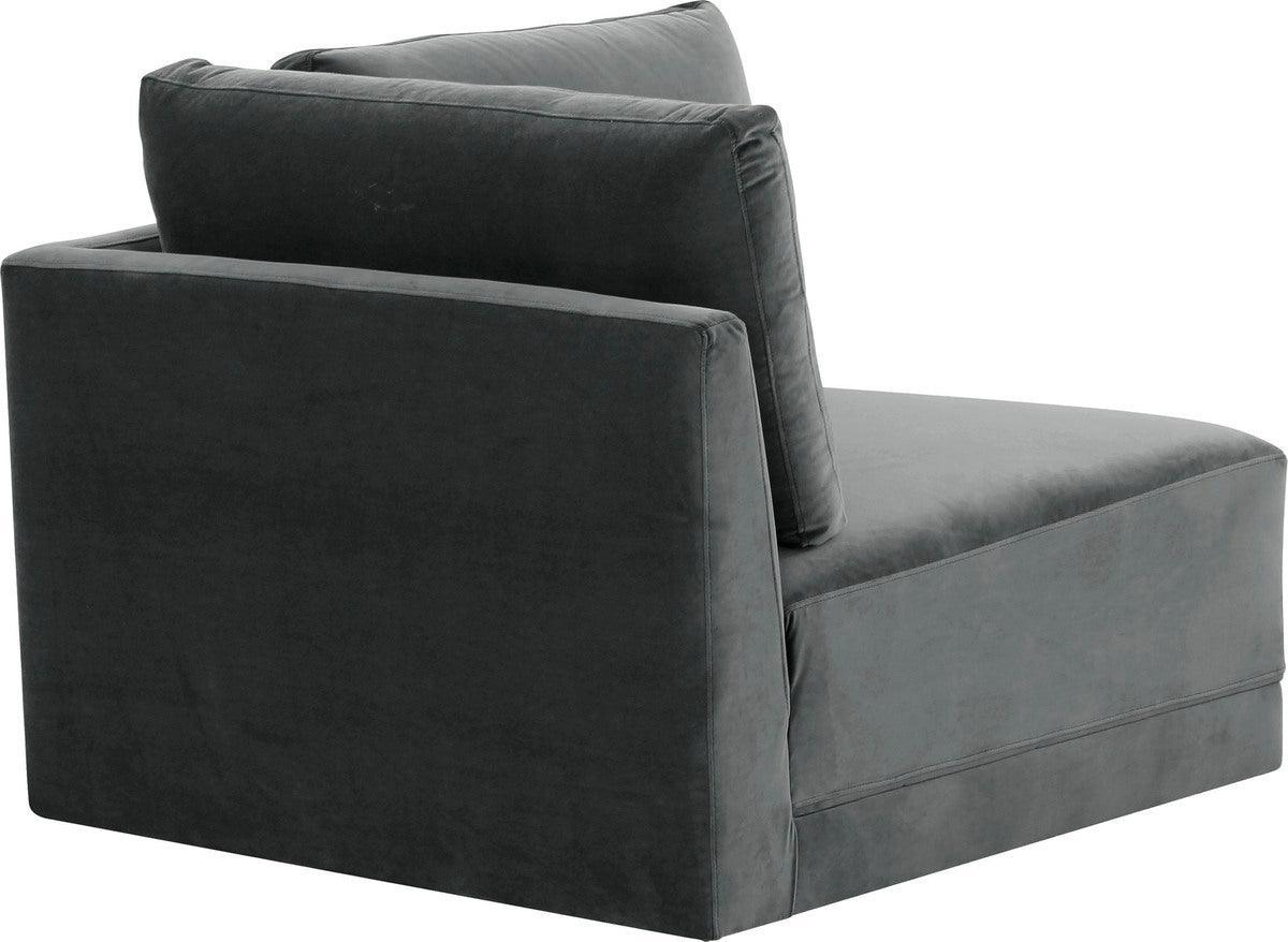 Tov Furniture Accent Chairs - Willow Charcoal Corner Chair