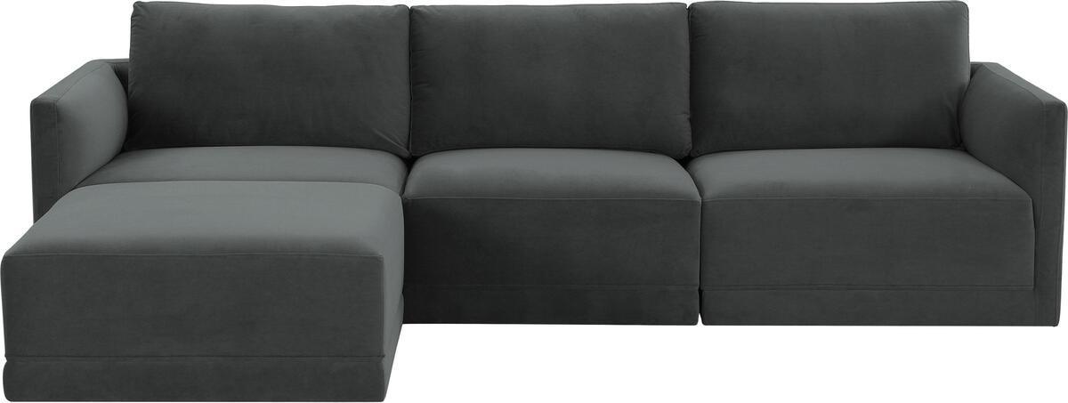 Tov Furniture Sectional Sofas - Willow Charcoal Modular Sectional