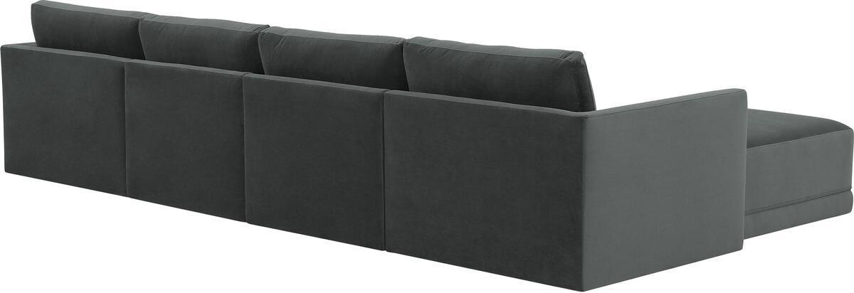Tov Furniture Sectional Sofas - Willow Charcoal Modular U Sectional