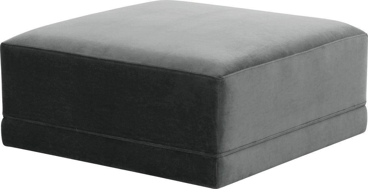 Tov Furniture Ottomans & Stools - Willow Charcoal Ottoman