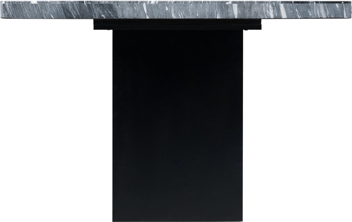Elements Dining Tables - Willow Marble Standard Height Table in Gray