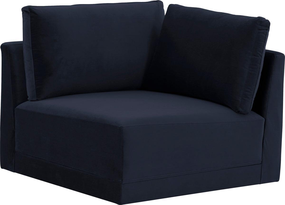 Tov Furniture Accent Chairs - Willow Navy Corner Chair