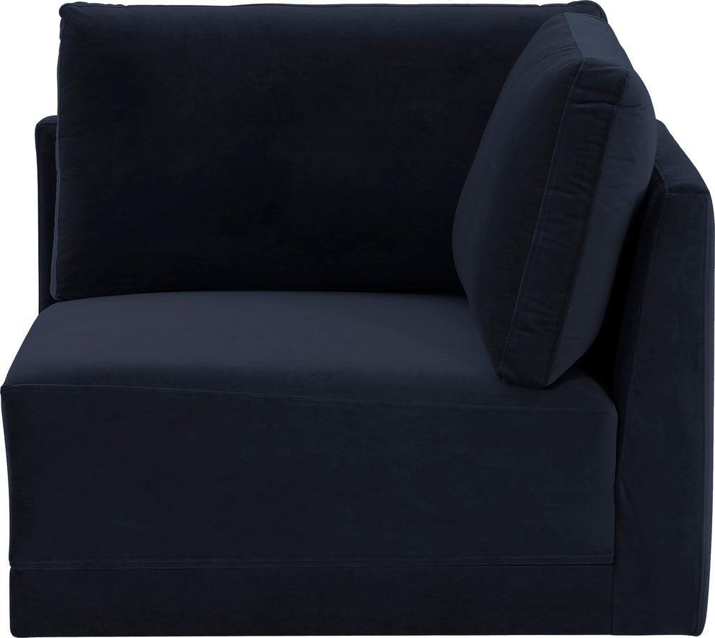 Tov Furniture Accent Chairs - Willow Navy Corner Chair