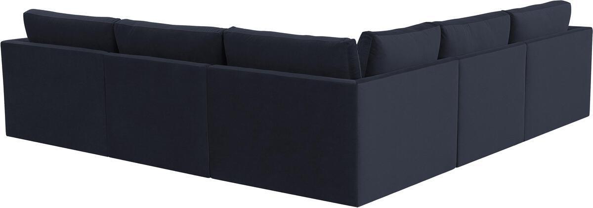 Tov Furniture Sectional Sofas - Willow Navy Modular L Sectional