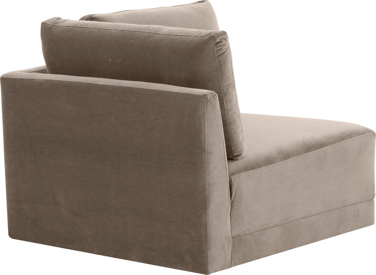 Tov Furniture Accent Chairs - Willow Taupe Corner Chair