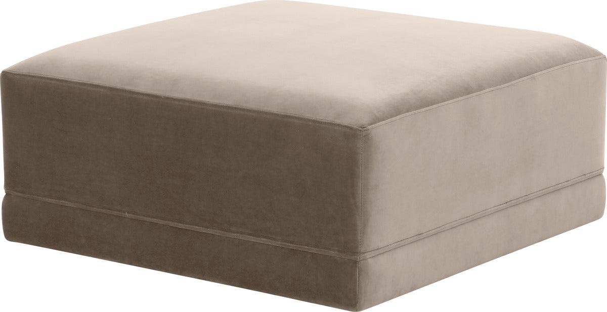 Tov Furniture Ottomans & Stools - Willow Taupe Ottoman