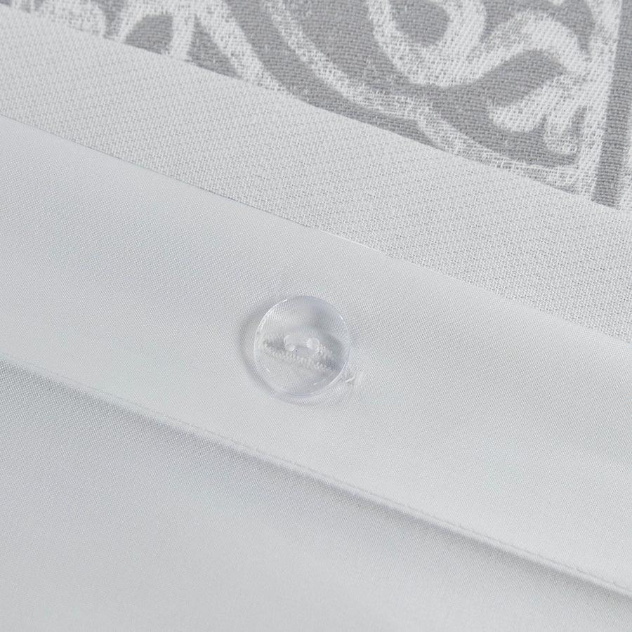 Olliix.com Comforters & Blankets - Windham Jacquard Comforter Set Grey