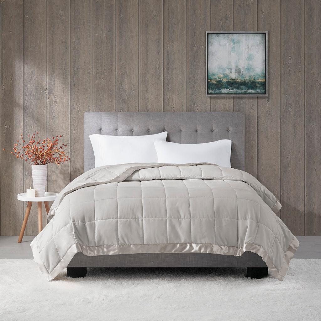 Olliix.com Comforters & Blankets - Windom All Season Full/Queen Alternative Blanket Gray