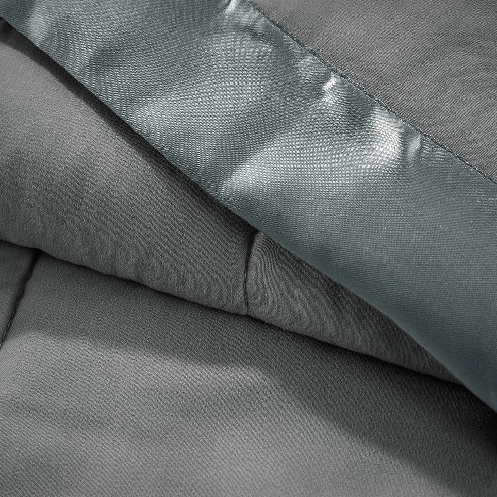 Olliix.com Comforters & Blankets - Windom All Season King Alternative Blanket Charcoal