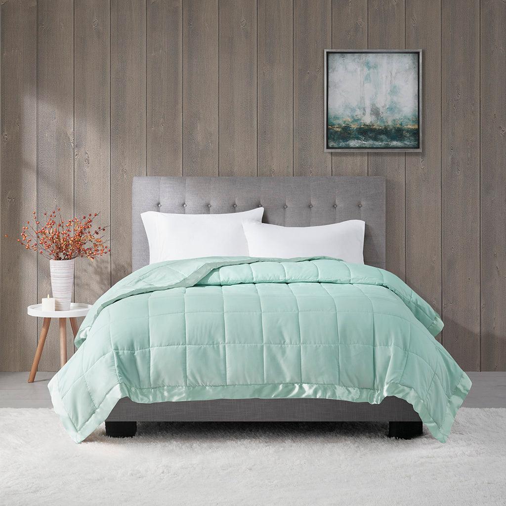 Olliix.com Comforters & Blankets - Windom All Season King Alternative Blanket Seafoam