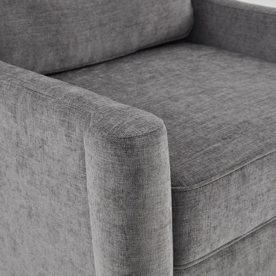 Olliix.com Accent Chairs - Windsor Lounge Dark Gray