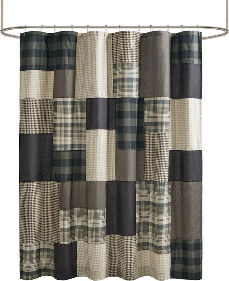 Olliix.com Shower Curtains - Winter Hills 100% Cotton Shower Curtain Tan