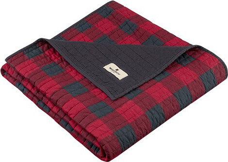 Red check hotsell throws for sofas