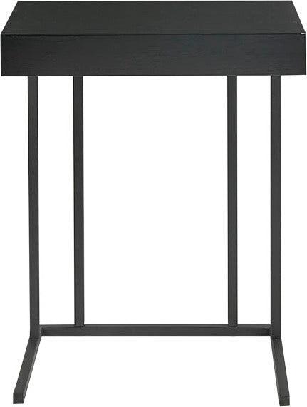 Olliix.com Side & End Tables - Wynn Pull Up Table Black